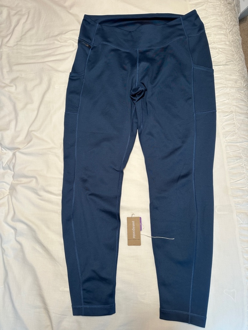Patagonia pack out tights tide pool blue, XL